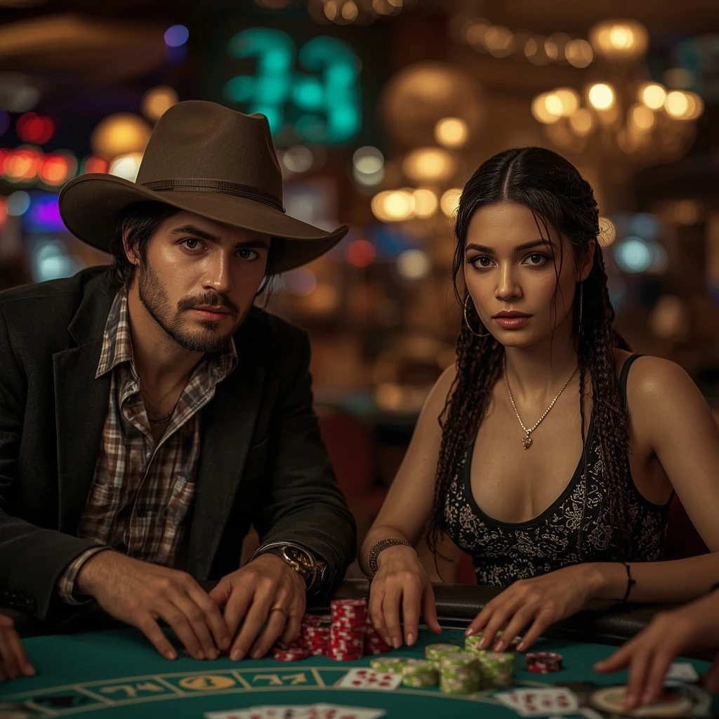 photo de deux joueurs de poker MAXIBET CASINO